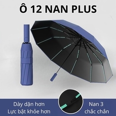 Ô che mưa gấp gọn tự động 12 nan kép, ô dù che mưa nắng mini chống tia UV tự động đóng mở nhỏ gọn - OD003