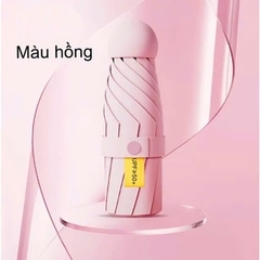 Ô che mưa gấp gọn mini, dù mini bỏ túi, ô dù che nắng mưa siêu nhẹ, chống tia UV UPF50+ kèm hộp đựng sang trọng