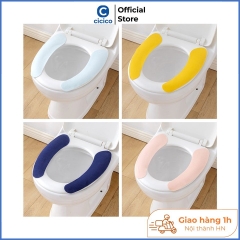 Miếng lót bồn cầu không thấm nước giặt được M222, đệm lót toilet có thể dán tùy chỉnh.