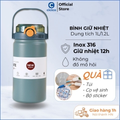 Bình nước giữ nhiệt BOSS có ống hút,ly giữ nhiệt 1000ml không đổ mồ hôi, lõi inox 316 cao cấp,giữ nhiệt nóng lạnh 12-24H