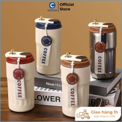 Cốc giữ nhiệt hiển thị nhiệt độ thông minh, bình giữ nhiệt 450ml lõi inox 316 an toàn, giữ nhiệt 6-12H không đổ mồ hôi