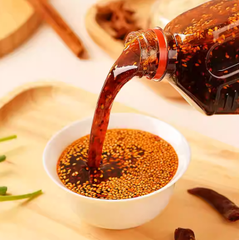 Dầu Ớt Sa Tế, Trọng lượng: 400gr/ lọ. Quy cách: 16 lọ/thùng