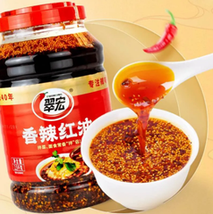 Dầu Đỏ Hương Cay, Trọng lượng: 2.5kg/ lọ, Quy cách:4 lọ/thùng
