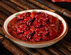 Tương Pixian Douban Dầu Đỏ, Trọng lượng: 360gr/ lọ, Quy cách: 12 lọ/ thùng