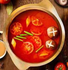Lẩu cà chua, Tomato soup, Trọng lượng 500 gói, Quy cách: 30 gói/ thùng