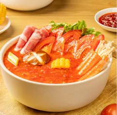 Lẩu cà chua, Tomato soup, Trọng lượng 500 gói, Quy cách: 30 gói/ thùng