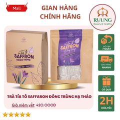 TRÀ TÍA TÔ ĐÔNG TRÙNG HẠ THẢO SAFRON 60 túi lọc
