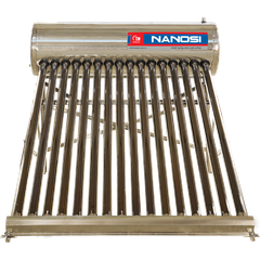(SILVER 320L ỐNG KHÍA) Máy Nước Nóng Năng Lượng Mặt Trời NANOSI SILVER 320