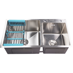 Chậu Rửa Handmade Cao Cấp NANOSI N-7843L - Inox 304