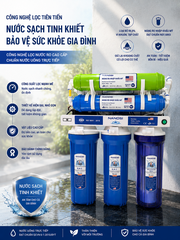 Máy lọc nước gia đình 7 cấp lọc không vỏ tủ V03