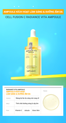 Ampoule Kích Hoạt Làm Sáng & Dưỡng Ẩm Da Cell Fusion C Radiance Vita Ampoule Serene Space Sản Phẩm Chính Hãng