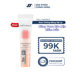 Kem Chống Nắng Nâng Tone Ráo Mịn Kiềm Dầu Cell Fusion C Brightening Tone Up Sunscreen 100 SPF50+ PA ++++ Serene Space Sản Phẩm Chính Hãng