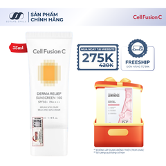 Kem Chống Nắng Thuần Vật Lý An Toàn Cho Mẹ Bầu & Em Bé Cell Fusion C Derma Relief Sunscreen 100 SPF 50+ PA++++ Serene Space Sản Phẩm Chính Hãng