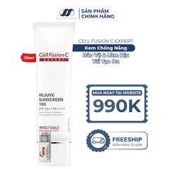 Kem Chống Nắng Bảo Vệ, Tái Tạo Da Cell Fusion C Expert Rejuve Sunscreen 100 SPF50+/ PA++++ Serene Space Sản Phẩm Chính Hãng