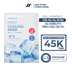 Mặt Nạ Hạ Nhiệt - 5 Độ & Làm Dịu Da Ửng Đỏ Cháy Nắng Cell Fusion C First Cooling Mask Serene Space Sản Phẩm Chính Hãng