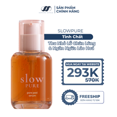 Serum Cải Thiện Thu Nhỏ Lỗ Chân Lông & Chống Lão Hoá Slowpure Pore Peel Serum Serene Space Sản Phẩm Chính Hãng