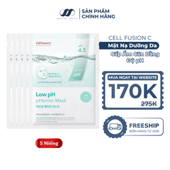 Mặt Nạ Cấp Ẩm & Cân Bằng Độ pH Cell Fusion C Low pH pHarrier Mask Serene Space Sản Phẩm Chính Hãng