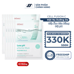 Mặt Nạ Cấp Ẩm & Cân Bằng Độ pH Cell Fusion C Low pH pHarrier Mask Serene Space Sản Phẩm Chính Hãng