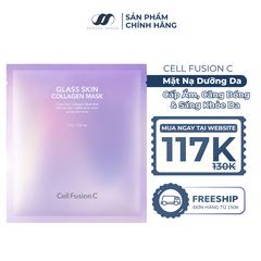 Mặt Nạ Collagen Cao Cấp Dưỡng Sáng Giảm Nhăn Cấp Ẩm Căng Bóng Da Cell Fusion C Glass Skin Collagen Mask Serene Space Sản Phẩm Chính Hãng