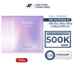 Mặt Nạ Collagen Cao Cấp Dưỡng Sáng Giảm Nhăn Cấp Ẩm Căng Bóng Da Cell Fusion C Glass Skin Collagen Mask Serene Space Sản Phẩm Chính Hãng