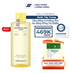 Nước Cân Bằng Làm Sáng & Dưỡng Ẩm Da Cell Fusion C Radiance Vita Toner Serene Space Sản Phẩm Chính Hãng