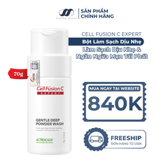 Bột Làm Sạch Sâu Dịu Nhẹ Cell Fusion C Expert Gentle Deep Powder Wash Serene Space Sản Phẩm Chính Hãng