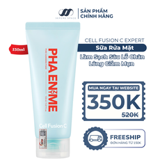 Sữa Rửa Mặt Dạng Bọt Làm Sạch Sâu Lỗ Chân Lông Giảm Mụn & Dầu Nhờn Cell Fusion C PHA Enzyme Pore Cleansing Foam 150ml Serene Space Sản Phẩm Chính Hãng