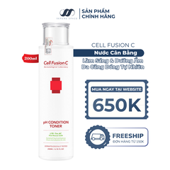 Toner Cân Bằng pH Kiểm Soát & Cải Thiện Da Dầu Mụn Cell Fusion C Tre.AC pH Condition Toner Serene Space Sản Phẩm Chính Hãng