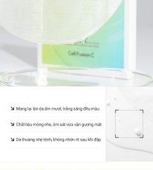Mặt Nạ Làm Sáng & Dưỡng Ẩm Da Cell Fusion C Radiance Vita Mask Serene Space Sản Phẩm Chính Hãng