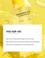 Gel Rửa Mặt Làm Sáng & Dưỡng Ẩm Da Cell Fusion C Radiance Vita Cleansing Gel Serene Space Sản Phẩm Chính Hãng