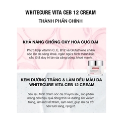 Kem Dưỡng Trắng Mờ Thâm & Sáng Da Đều Màu Cell Fusion C Expert Whitecure Vita.CEB12 Cream Serene Space Sản Phẩm Chính Hãng