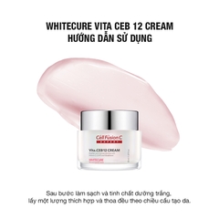Kem Dưỡng Trắng Mờ Thâm & Sáng Da Đều Màu Cell Fusion C Expert Whitecure Vita.CEB12 Cream Serene Space Sản Phẩm Chính Hãng