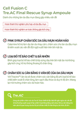 Ampoule Kiểm Soát Dầu & Dưỡng Sáng Da Nhờn Mụn Xỉn Màu Cell Fusion C Final Rescue Syrup Ampoule Serene Space Sản Phẩm Chính Hãng