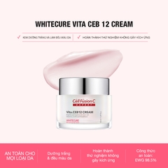 Kem Dưỡng Trắng Mờ Thâm & Sáng Da Đều Màu Cell Fusion C Expert Whitecure Vita.CEB12 Cream Serene Space Sản Phẩm Chính Hãng