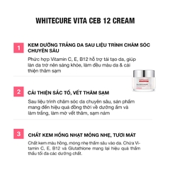 Kem Dưỡng Trắng Mờ Thâm & Sáng Da Đều Màu Cell Fusion C Expert Whitecure Vita.CEB12 Cream Serene Space Sản Phẩm Chính Hãng