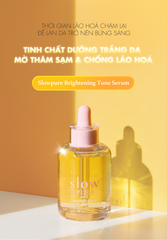 Serum Dưỡng Trắng Da Mờ Thâm Sạm & Chống Lão Hoá Slowpure Brightening Tone Serum Serene Space Sản Phẩm Chính Hãng
