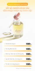 Serum Dưỡng Trắng Da Mờ Thâm Sạm & Chống Lão Hoá Slowpure Brightening Tone Serum Serene Space Sản Phẩm Chính Hãng