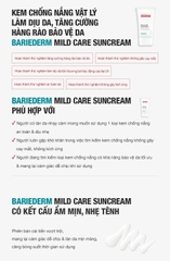 [Combo 50ml+50ml] Kem Chống Nắng Vật Lý Tăng Cường Hàng Rào Bảo Vệ Da Cell Fusion C Expert Barriederm Mild Care Suncream SPF 50+/ PA++++ Serene Space Sản Phẩm Chính Hãng