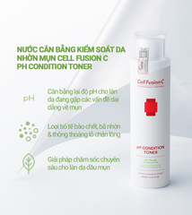 Toner Cân Bằng pH Kiểm Soát & Cải Thiện Da Dầu Mụn Cell Fusion C Tre.AC pH Condition Toner Serene Space Sản Phẩm Chính Hãng