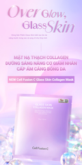 Mặt Nạ Collagen Cao Cấp Dưỡng Sáng Nâng Cơ Giảm Nhăn Cấp Ẩm Căng Bóng Da Cell Fusion C Glass Skin Collagen Mask Serene Space Sản Phẩm Chính Hãng