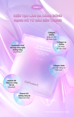 Mặt Nạ Collagen Cao Cấp Dưỡng Sáng Nâng Cơ Giảm Nhăn Cấp Ẩm Căng Bóng Da Cell Fusion C Glass Skin Collagen Mask Serene Space Sản Phẩm Chính Hãng