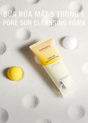 Sữa Rửa Mặt Làm Sạch Chống Nắng & Giảm Mụn Đầu Đen Bã Nhờn Cell Fusion C Pore Sun Cleansing Foam Serene Space Sản Phẩm Chính Hãng
