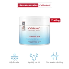Toner Pad Làm Lạnh Hạ Nhiệt - 5.7 Độ & Làm Dịu Da Cháy Nắng Ửng Đỏ Khẩn Cấp Cell Fusion C Cooling Pad Serene Space Sản Phẩm Chính Hãng