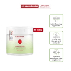 Toner Pad Làm Sạch Sâu & Thu Nhỏ Lỗ Chân Lông Chứa PHA Cell Fusion C Pore Tox Pad Serene Space Sản Phẩm Chính Hãng