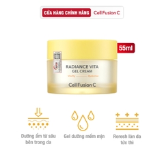 Gel Dưỡng Làm Sáng & Dưỡng Ẩm Cell Fusion C Radiance Vita Gel Cream Serene Space Sản Phẩm Chính Hãng