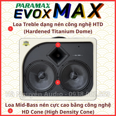 Loa Karaoke Xách Tay Paramax Evox Max