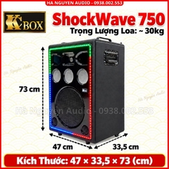 Loa Karaoke Xách Tay KCBox Shockwave 750