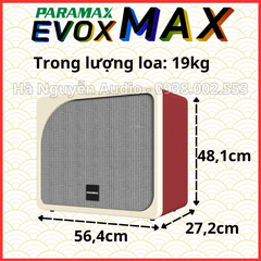 Loa Karaoke Xách Tay Paramax Evox Max