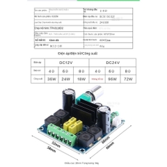 TPA3116D2 Module khuếch đại âm thanh HIFI 2*100W