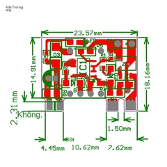 Mạch nguồn xung mini 5V 700mA 3.5W